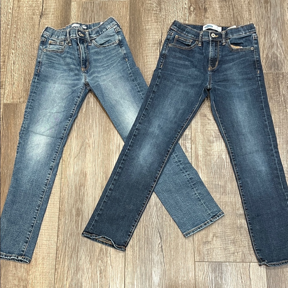 Boys Old Navy Karate Slim Fit Jeans Set. Built in flex and tough. Like new. 12.